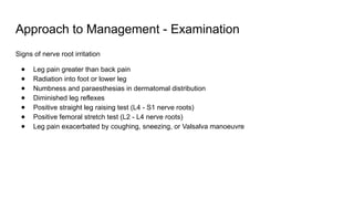 Management of Low Back Pain - Segun Oniyide.pptx