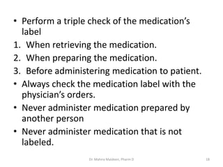 MEDICATION ERRORS | PPTX