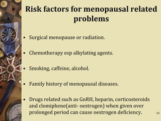 Management of menopause | PPTX