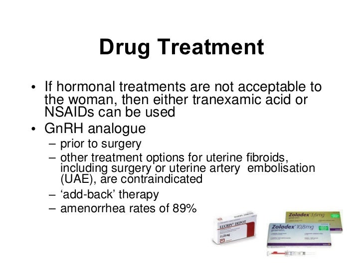 Management of Menorrhagia