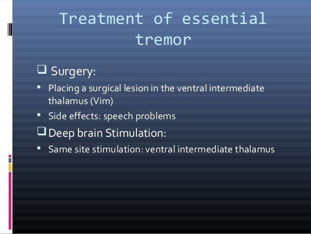 Primidone For Tremors Side Effects