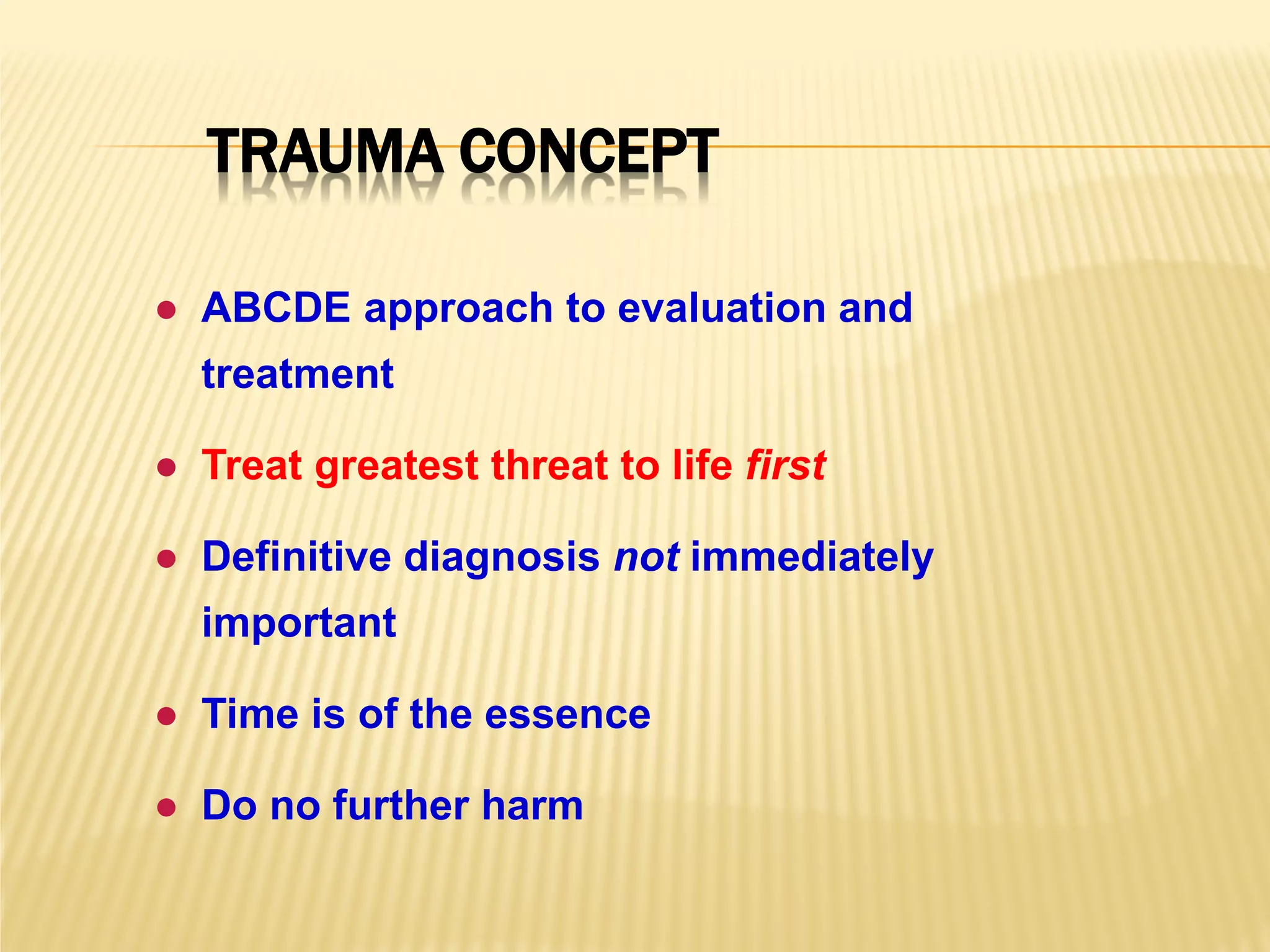 Management of multiple trauma | PDF