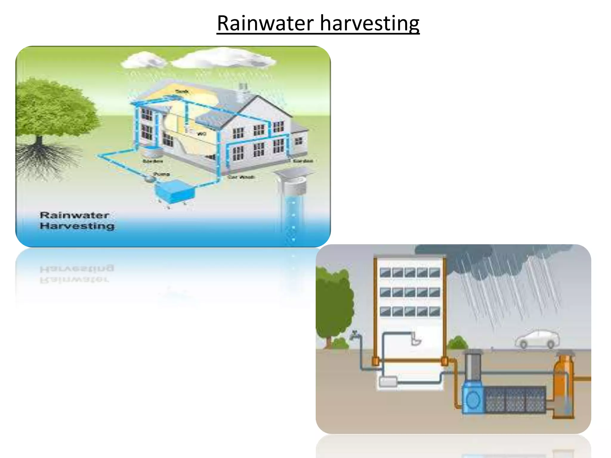 Rainwater harvesting

 