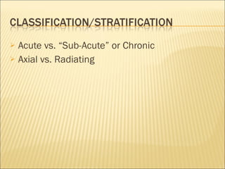 Management of neck pain | PPT