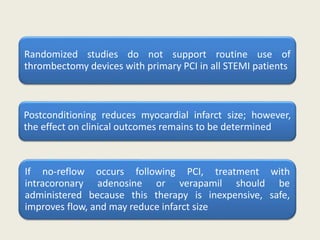 Management of no reflow | PPTX