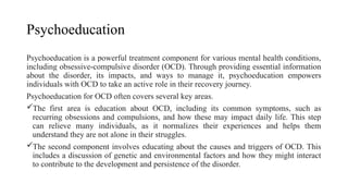 Management of Obsessive and Compulsive Disorder pptx