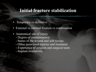 Management of open fracture | PDF