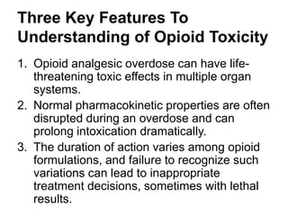 Management of Opioid Analgesic Overdose | PPTX