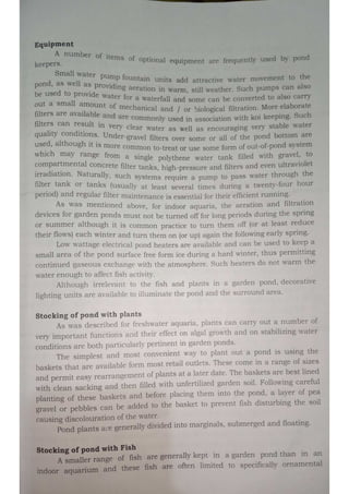 ORNAMENTAL FISH FARM MANAGEMENT