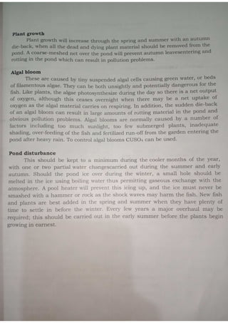 ORNAMENTAL FISH FARM MANAGEMENT