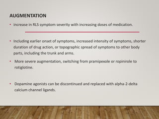 Management of early and advanced parkinson disease | PPTX
