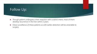 Management of patients with primary colorectal cancer and | PPTX