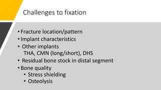 Management of periprosthetic fracture | PDF