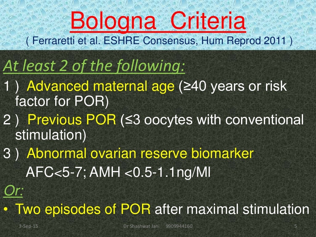 MANAGEMENT OF POOR RESPONDERS IN IVF BY DR SHASHWAT JANI