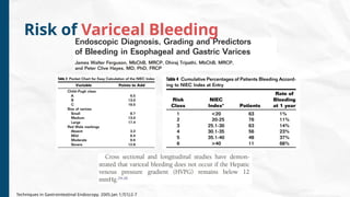 Egd Risks MANAGEMENT OF PORTAL HYPERTENSION AND VARICEAL BLEEDING | PPTX