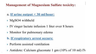 Obstetrics: Management of Pre Eclampsia. | PPTX