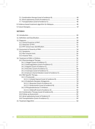 CPG Management of pulmonary arterial hypertension (pah) | PDF
