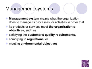 Management of ISO Quality | PPTX