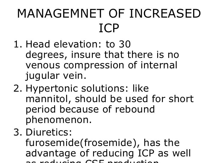 neurosurgery.Management of raised intracranial pressure.(dr.mazn buja…