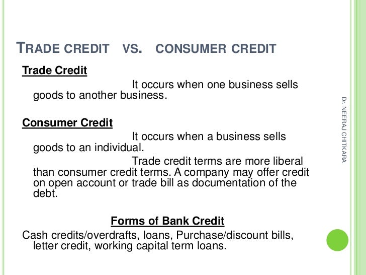 Management Of Receivables