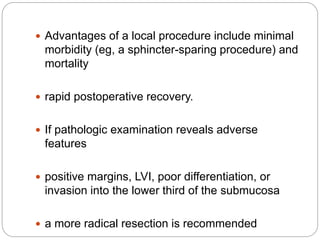 CARCINOMA RECTUM MANAGEMENT | PPTX