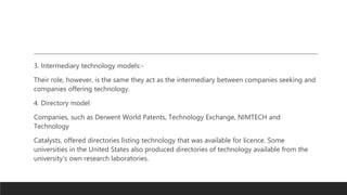 Open innovation and technology transfer chp 11 | PPTX