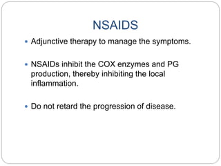 Management of rheumatoid arthritis | PPTX