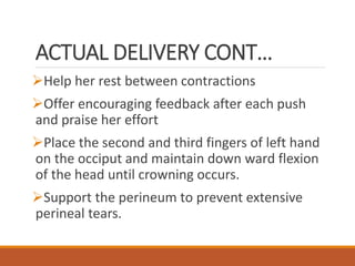 Management of second stage in labor.ppt.ppt