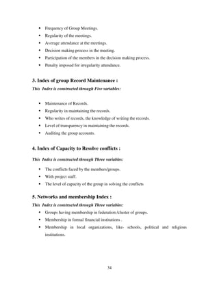 MANAGEMENT OF SELF HELP GROUPS | PDF