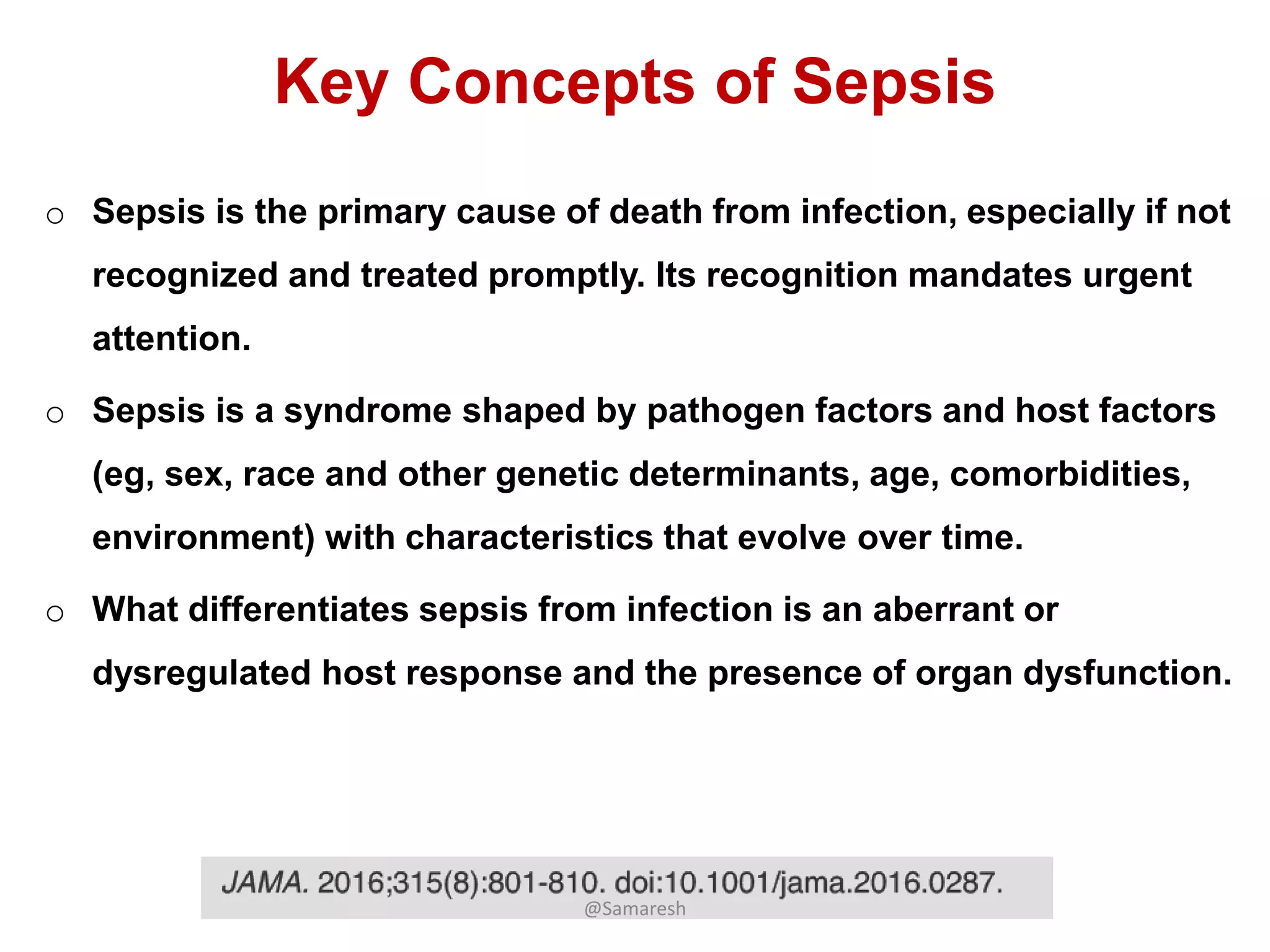 Management Of Sepsis And Septic Shock