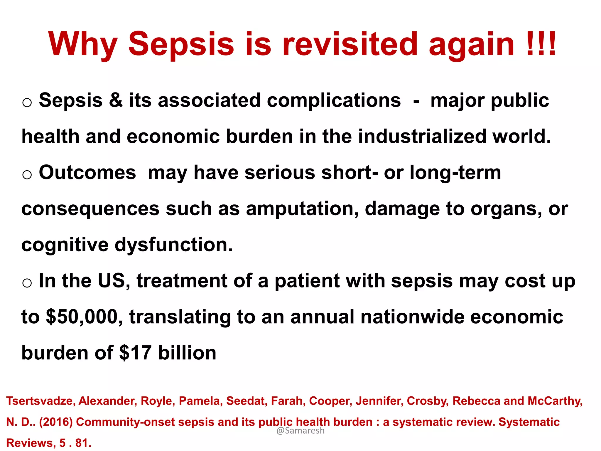 Management of sepsis and septic shock ppt