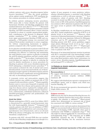 Updated 2022 ESAIC Guidelines for Managing Severe Peri-Operative ...