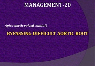 Apico-aortic valved conduit
 