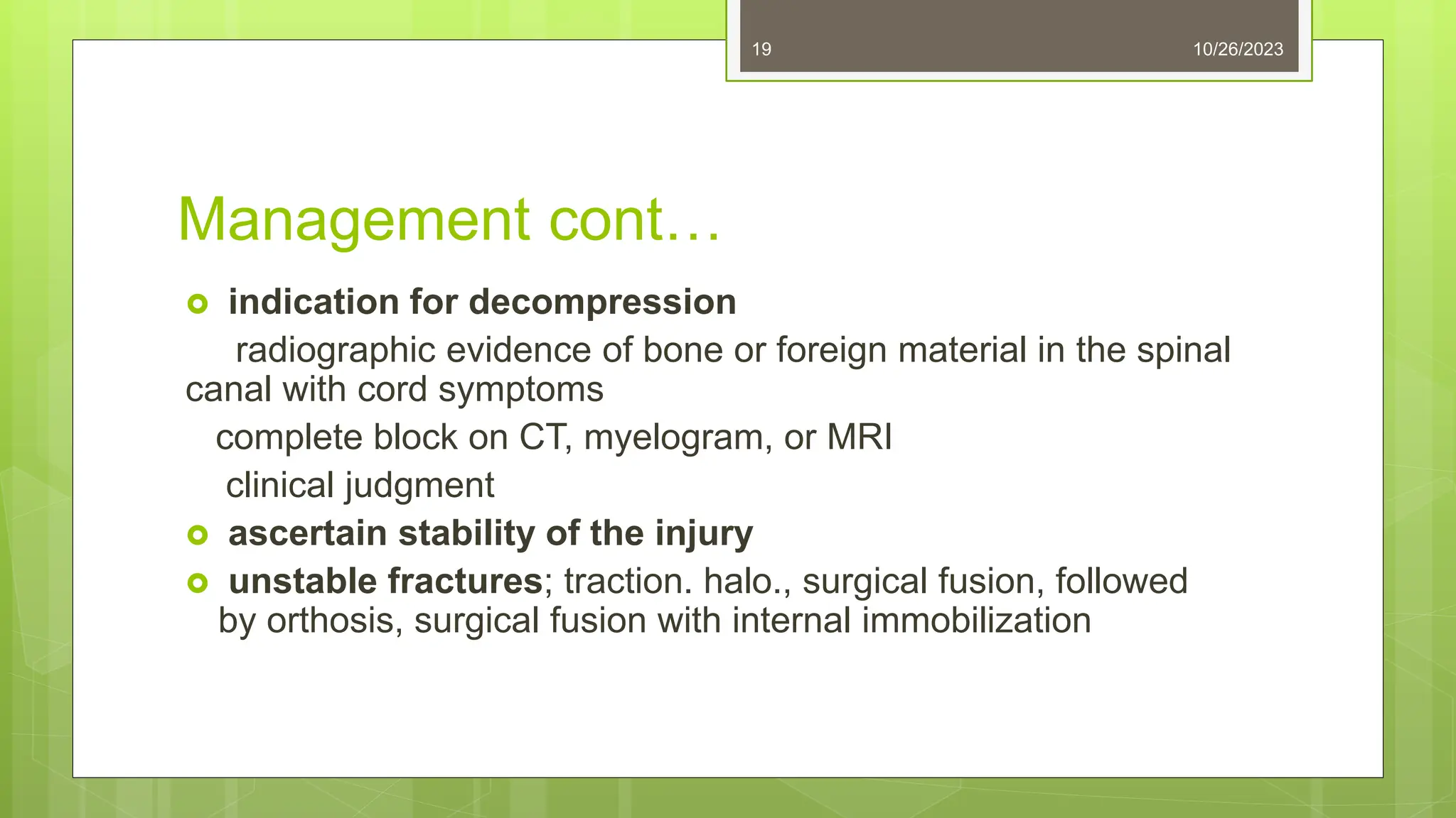 Management of spinal cord injury.pptx