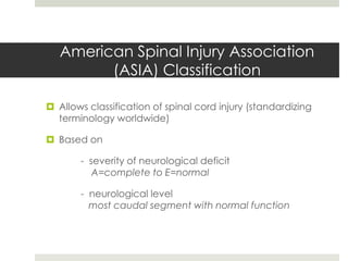 Management of spinal trauma | PPTX