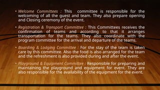Sports Program Committee Management of sports with types of tournament.pptx