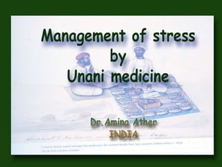 Management of stress