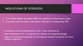 Management of thyroid eye disease | PPTX