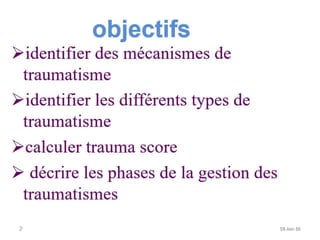Management of trauma   french dr. nahla