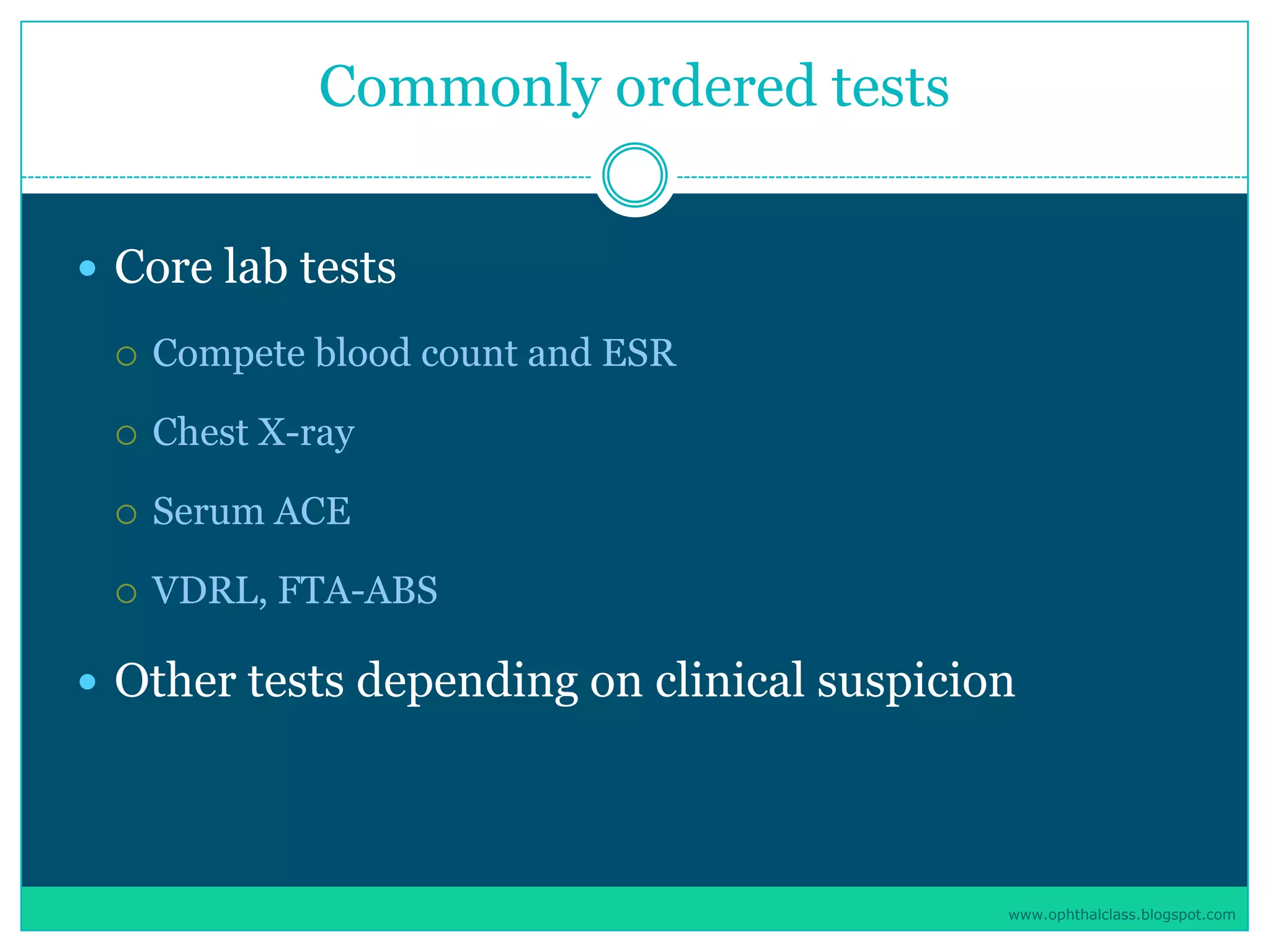 Management of uveitis