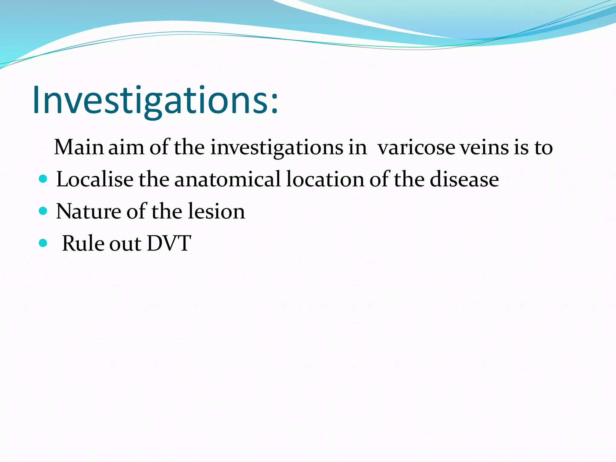 Management of varicose veins | PDF