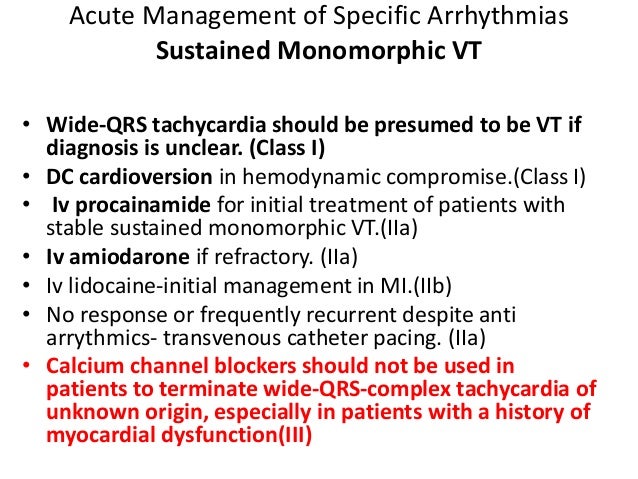 Management Of Ventricular Tachyarrythmias