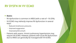 Dsign Rv Dysfunction management of Veno Venous ECMO presentation | PPTX