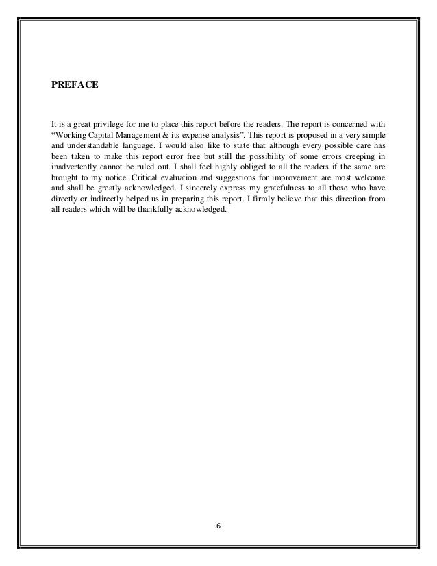 summer internship report on working capital of nalco Ani project final report on “working capital management at nalco” by rakesh kumar baral (pgdm) accman institute of management summer internship project (batch of 2008) preface to start any business, first of all we need finance and the success of that business entirely depends on the proper management of day-to-day finance and the management of this short-term capital or finance of the . summer internship report on working capital of nalco Ani project final report on “working capital management at nalco” by rakesh kumar baral (pgdm) accman institute of management summer internship project (batch of 2008) preface to start any business, first of all we need finance and the success of that business entirely depends on the proper management of day-to-day finance and the management of this short-term capital or finance of the .