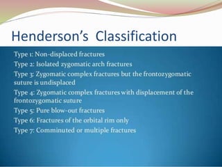 Management of zygomatic complex fractures | PPTX
