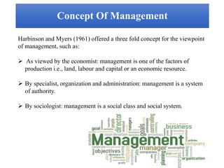 Management &amp; organization 1