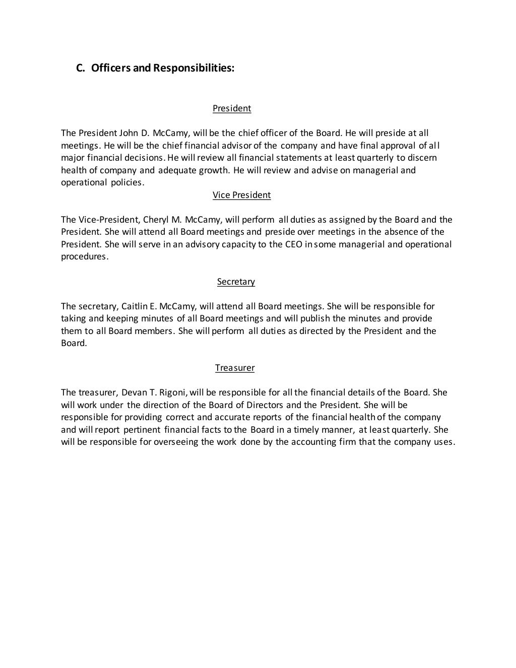 Management plan for "New to You Consignments"