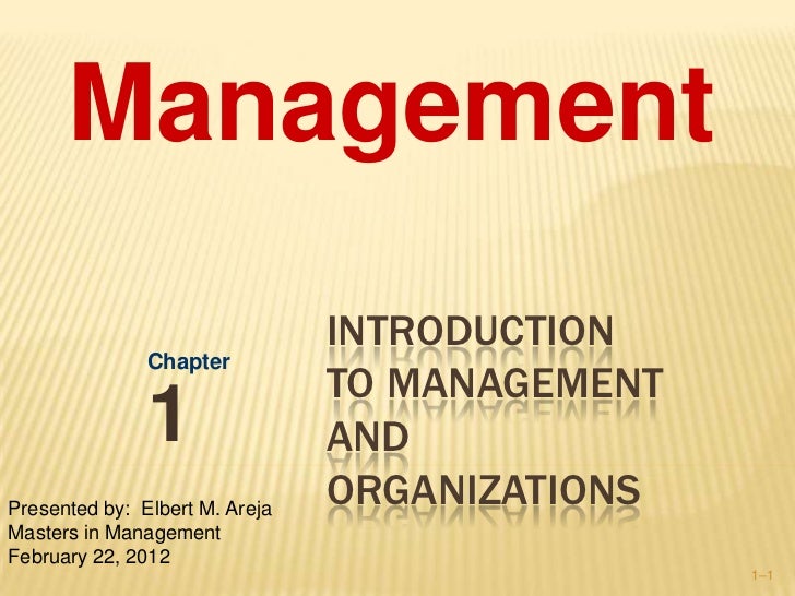 assignment introduction to management