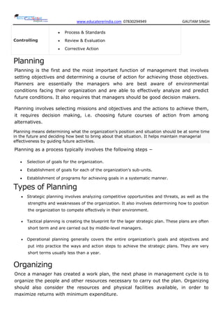 Management principles | PDF