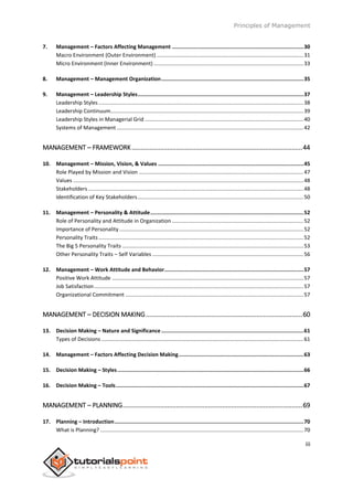 principles of Management | PDF